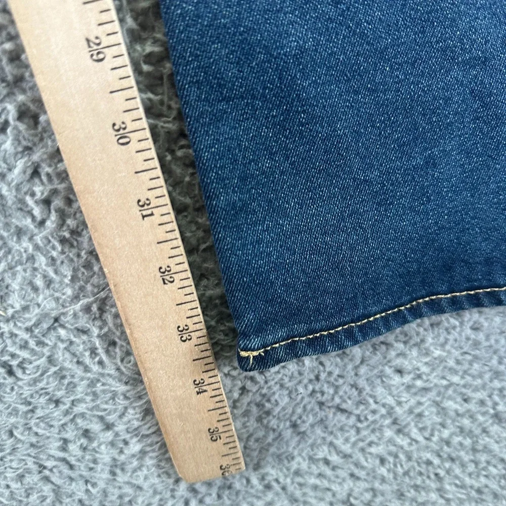 True Religion Ricky Jeans Men's 34x34 Blue Cotton Denim Straight Relaxed Faded